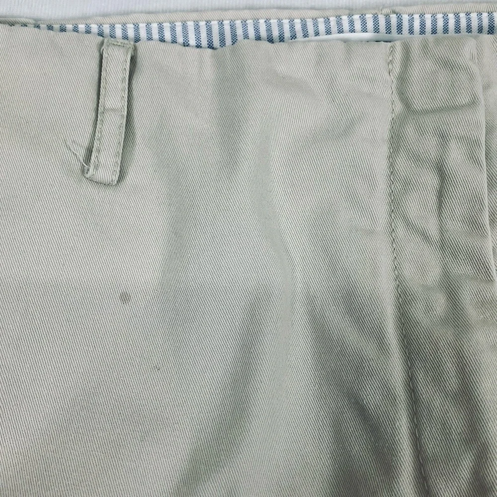 Tommy Hilfiger Womens‎ Light Tan Y2K Vintage 100% Cotton Wide Leg Pants Size 14